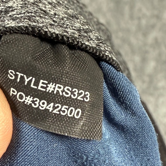 Roark Swim Shorts Medium Blue Black Stripe "Run Amok" Athletic Lightweight Men's - Picture 5 of 10